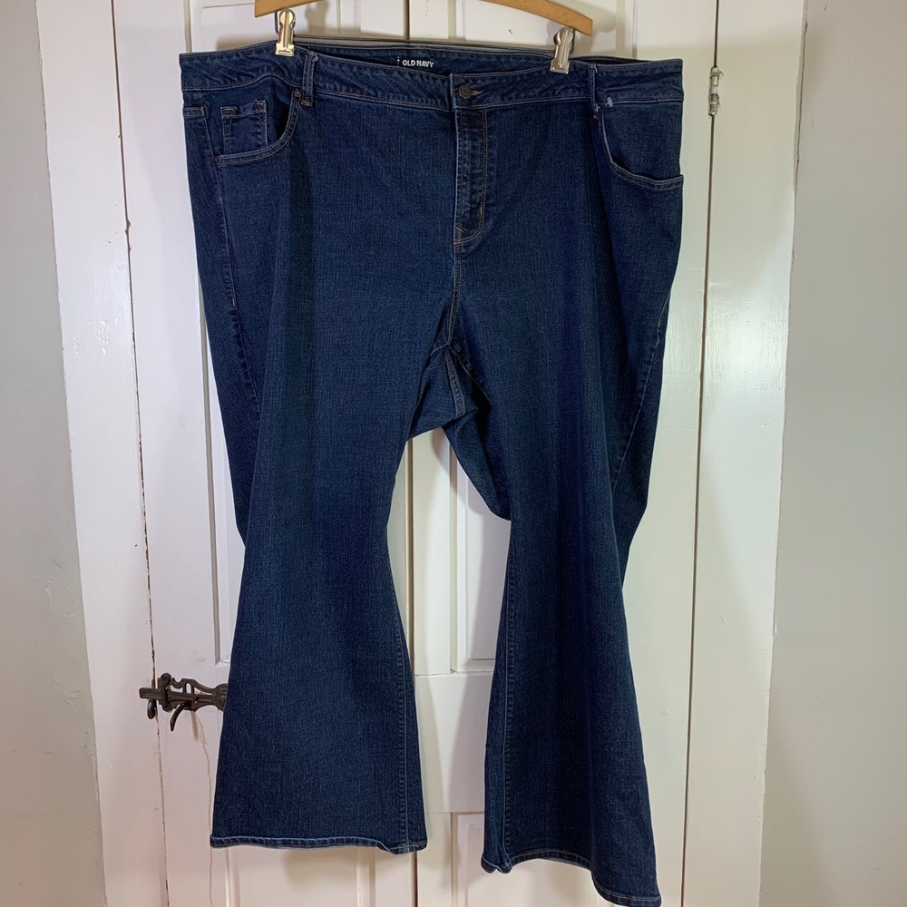 Old Navy Jeans Dark Wash Plus Size 28 Short Bootcut Denim Every Day Minimalist